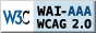 W3C WAI-AAA WCAG 2.0